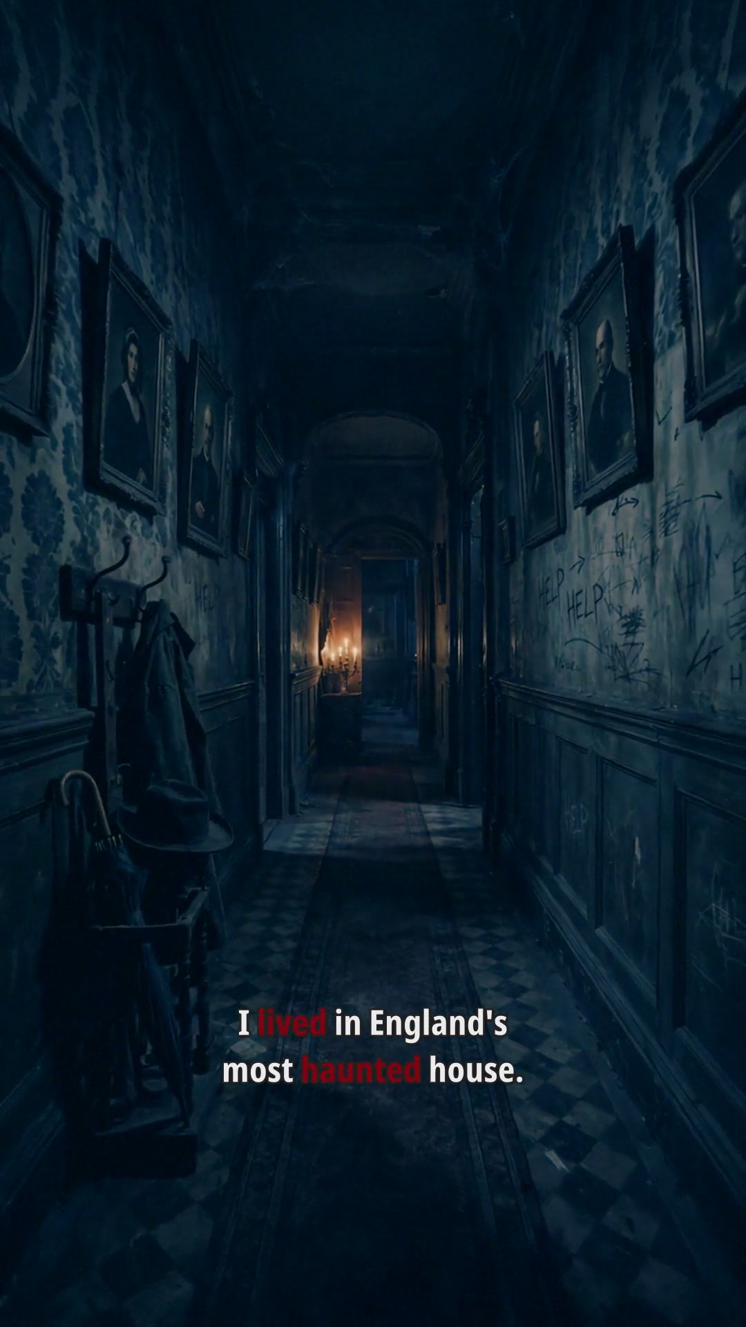 Cover art for episode 40: England's MOST HAUNTED House Burned Down. It Never Left.